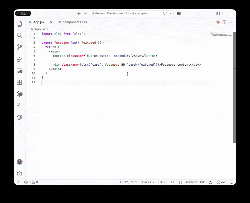 click to definition demo